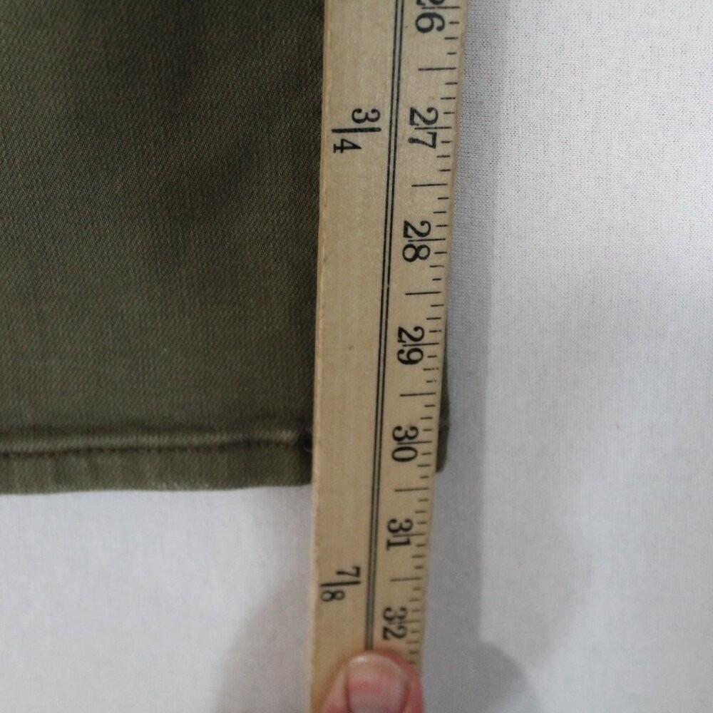 American Eagle Outfitter Green Women Pants Tomgirl Stretch Size 14L - Picture 5 of 11